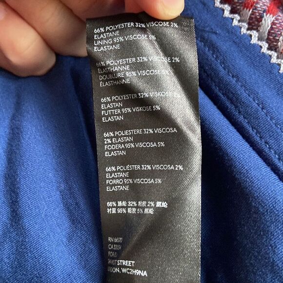 Anthropologie Maeve Carolina Bohochic Grandpacore Knit Pencil Asymmetrical Skirt - Picture 11 of 12